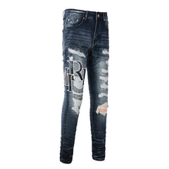 Patchwork Jeans #1324