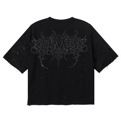 Rock F-Terry Cropped Tee
