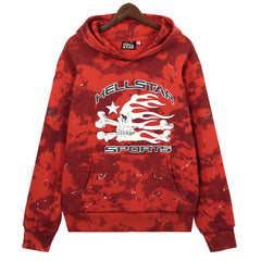 Sports Tie-Dye Skull Hoodie