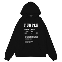 Logo Pattern Printed Hoodie