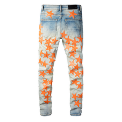 Star Patch Jeans #824