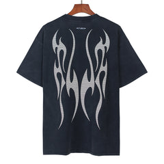 Sports Stripe Face Gel Logo Tee