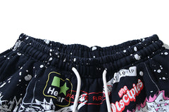 All-Over Print Graphic Shorts